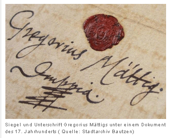 M�ttig Unterschrift und Siegel